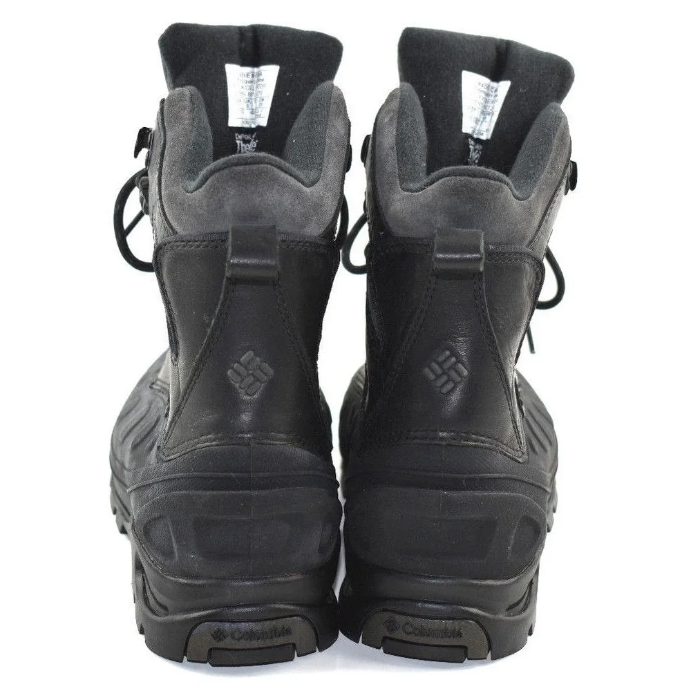 Columbia Buga Xcellerator Men's Size 7‎  Black Leather Waterproof Outdoor Boots